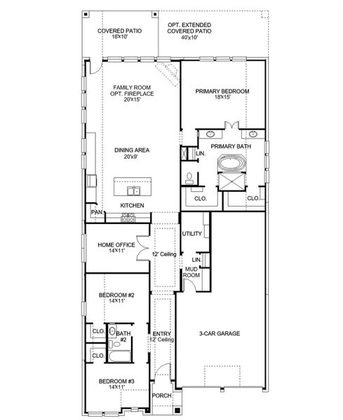 2D floor plan layout of this home in Escondido, Magnolia, TX (Image 2). 2D floor plan layout of this home in Escondido, Magnolia, TX (Image 2).