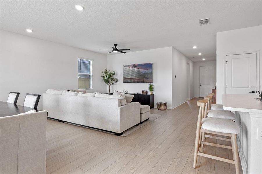 Living Room/Dining Room/ Kitchen Combo