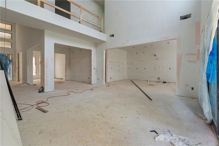 In-progress construction of a new home in , Fairburn, GA (Image 42).