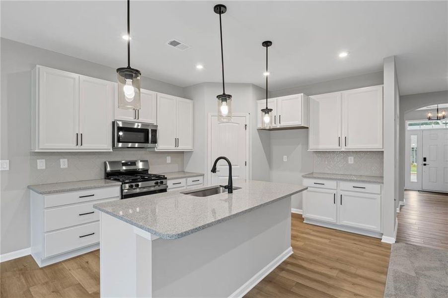 Furnished interior view inside a new home in Laurel Farms, Dallas (Image 9). Furnished interior view inside a new home in Laurel Farms, Dallas (Image 9).