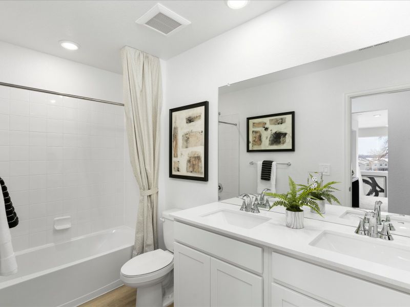 Furnished interior view inside a new home in Westgate, Greeley (Image 23).