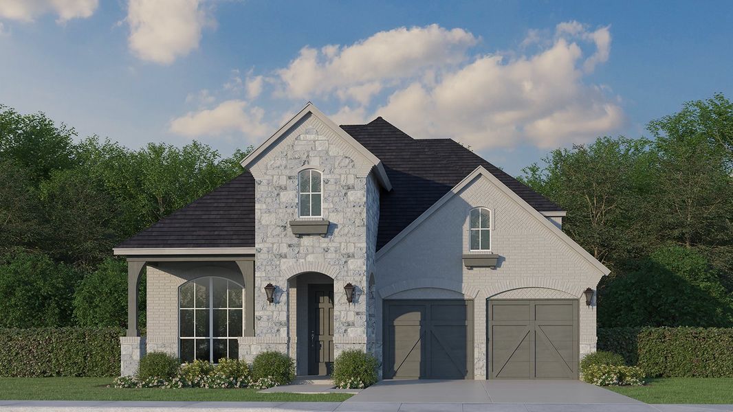 Plan 1118 Elevation J w/ Stone