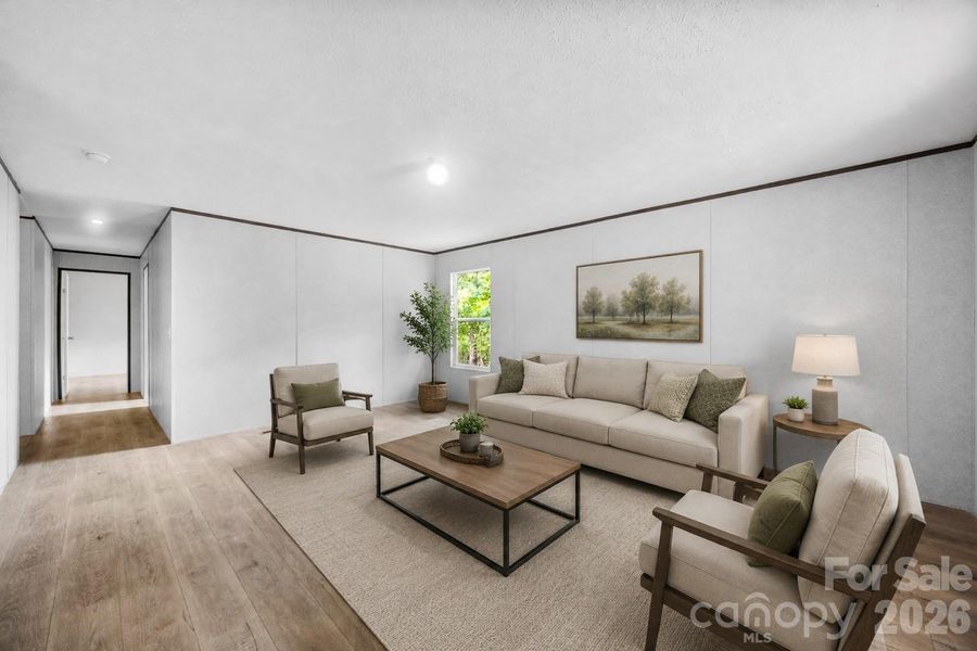 Furnished interior view inside a new home in , Kings Mountain (Image 9).