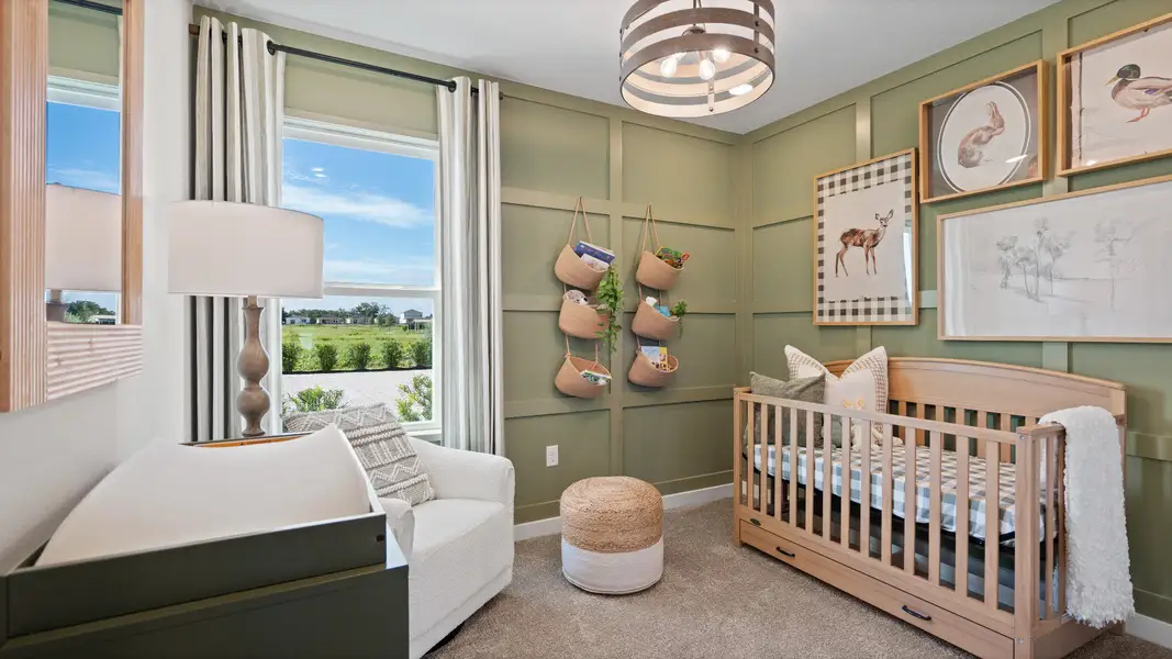 Furnished interior view inside a new home in Panther Creek, Jacksonville (Image 4).