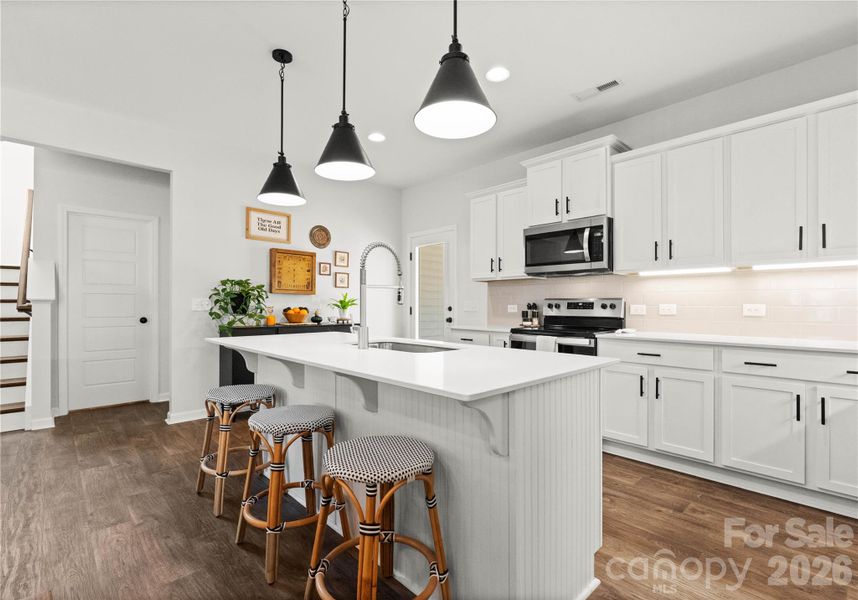 Furnished interior view inside a new home in , Statesville (Image 10). Furnished interior view inside a new home in , Statesville (Image 10).