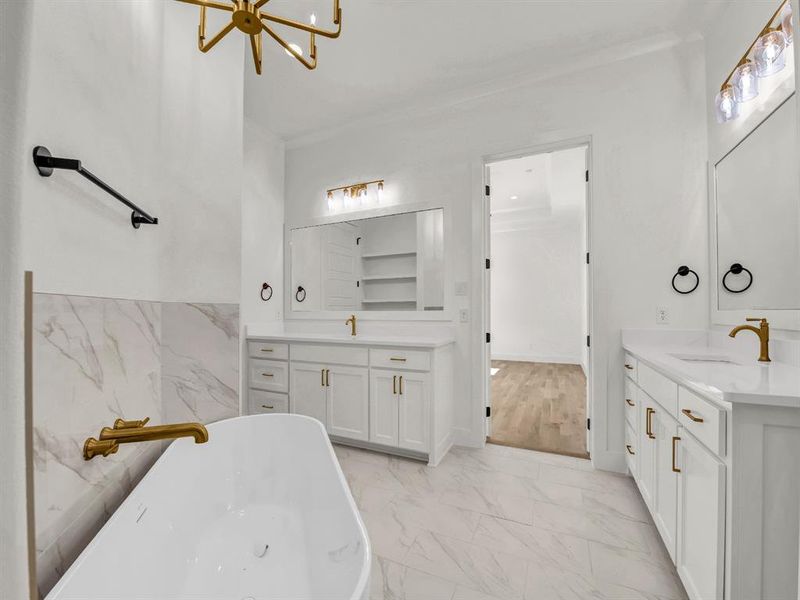 Furnished interior view inside a new home in , Weatherford (Image 19).