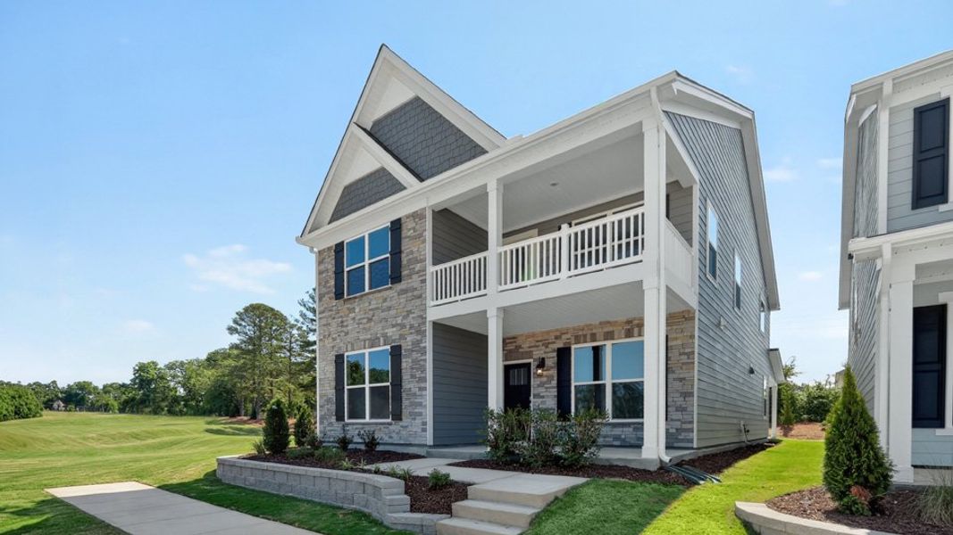 Representative exterior photo of a completed home built from the Calhoun by D.R. Horton in Madden West, Fuquay Varina, NC (Image 23).