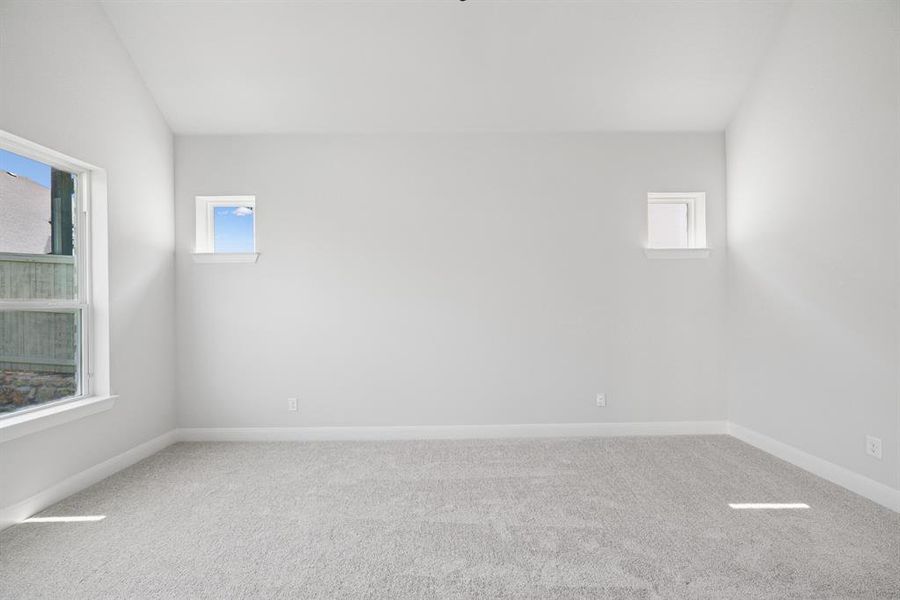 Spacious, unfurnished interior of a new home in Pecan Square - Gardens, Northlake (Image 24). Spacious, unfurnished interior of a new home in Pecan Square - Gardens, Northlake (Image 24).