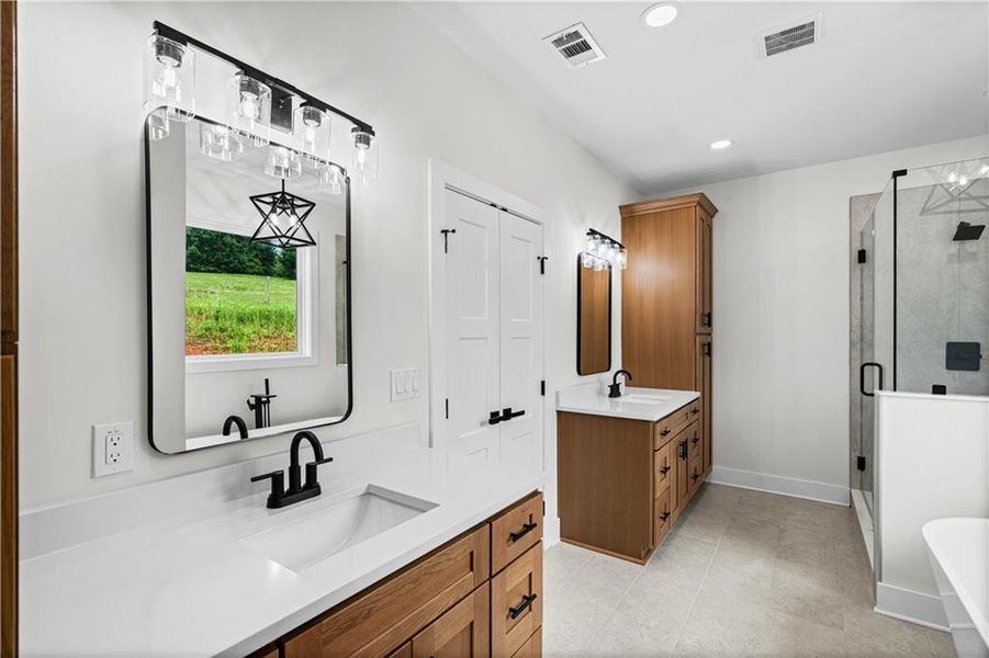 Furnished interior view inside a new home in , Clermont (Image 10). Furnished interior view inside a new home in , Clermont (Image 10).