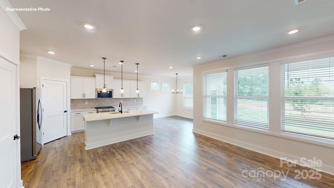 Furnished interior view inside a new home in Westport Freedom Series, York (Image 8). Furnished interior view inside a new home in Westport Freedom Series, York (Image 8).