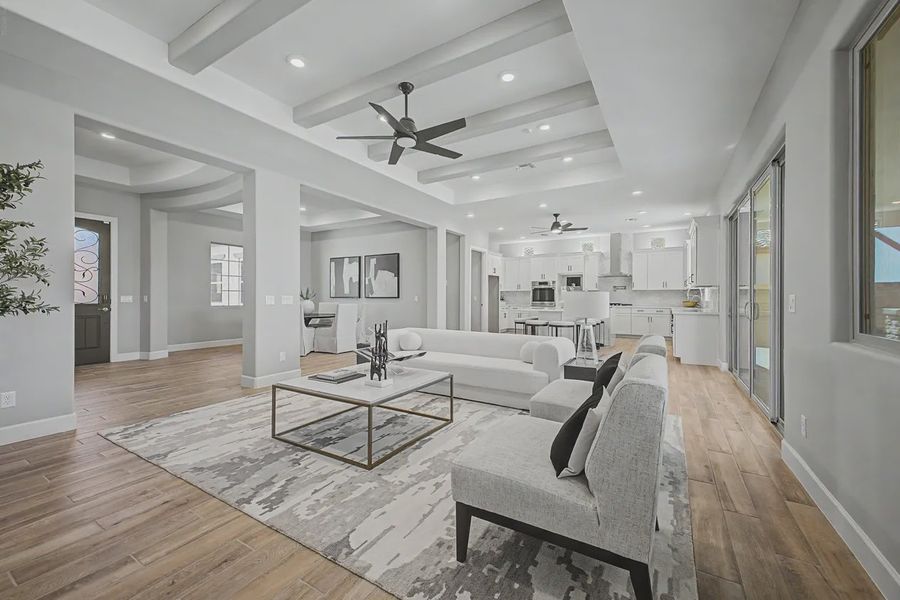 Furnished interior view inside a new home in Bellero Estates, Queen Creek (Image 7).