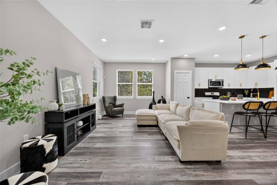 Furnished interior view inside a new home in , Houston (Image 7).