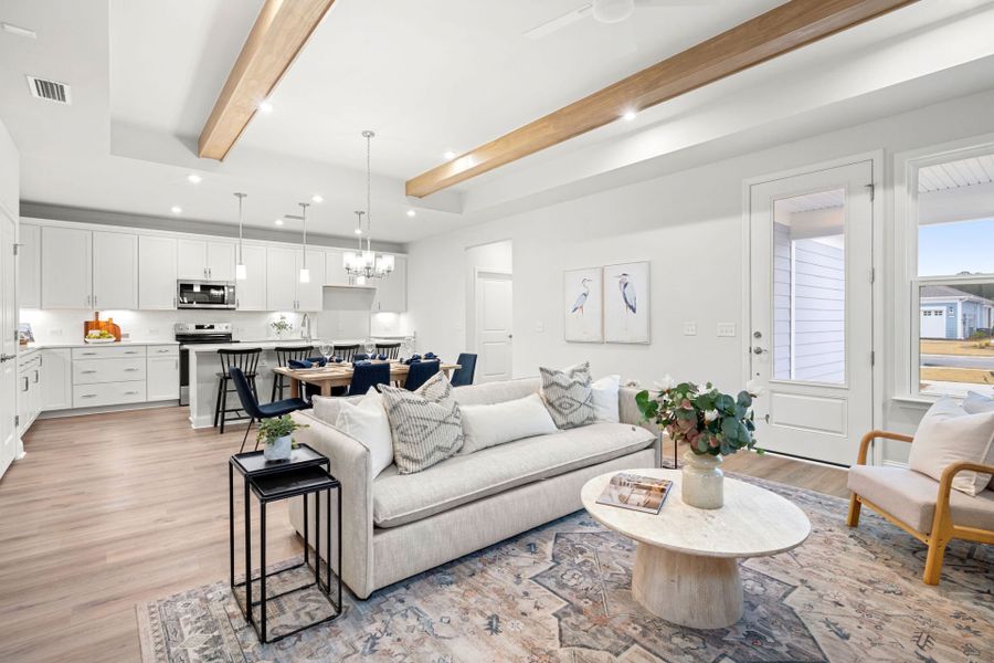 Furnished interior view inside a new home in Sun City Hilton Head, Bluffton (Image 33).