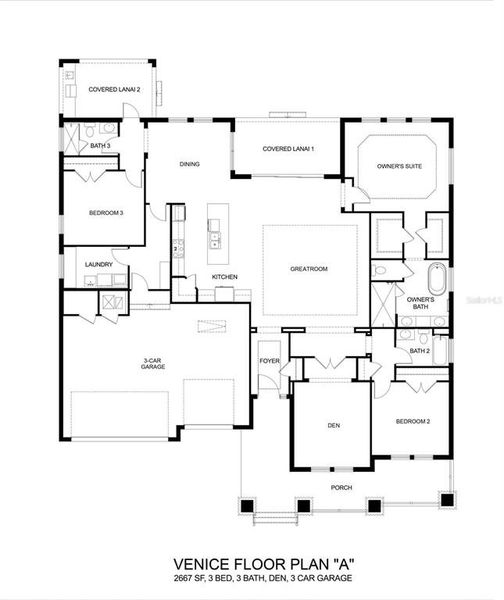 2D floor plan layout of this home in , Ocala, FL (Image 1). 2D floor plan layout of this home in , Ocala, FL (Image 1).