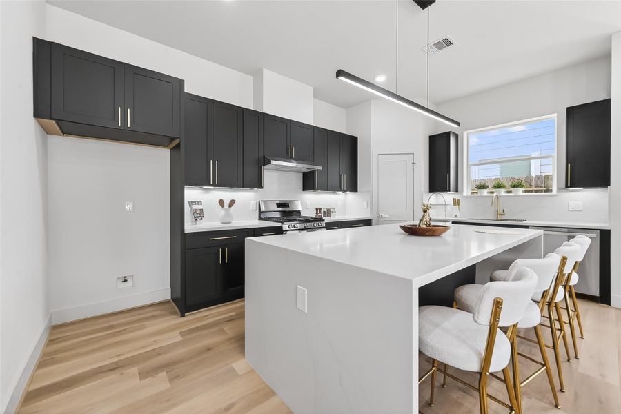 Furnished interior view inside a new home in , Houston (Image 22).