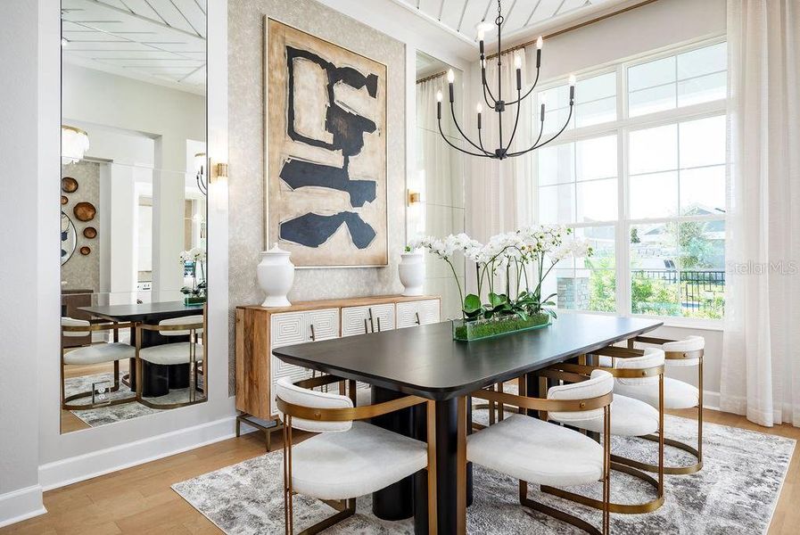 Furnished interior view inside a new home in Ravencliffe, Oviedo (Image 25).