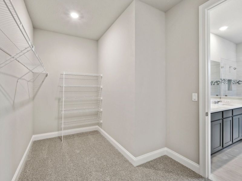 Primary Closet in the Coral floorplan