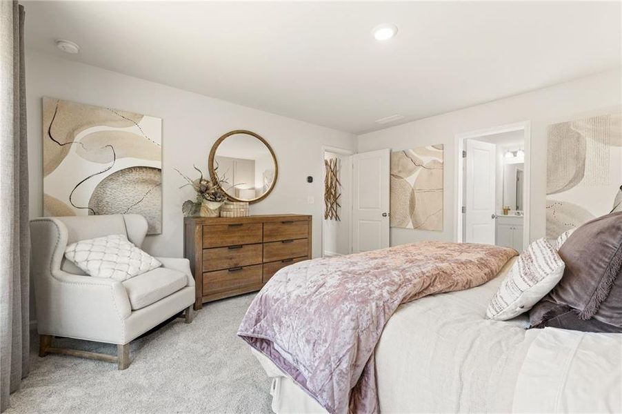 Furnished interior view inside a new home in Ashley Falls, Douglasville (Image 28). Furnished interior view inside a new home in Ashley Falls, Douglasville (Image 28).