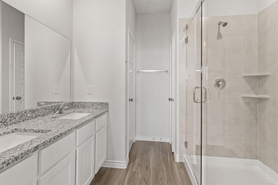 Furnished interior view inside a new home in Retreat at Fossil Creek, Fort Worth (Image 5). Furnished interior view inside a new home in Retreat at Fossil Creek, Fort Worth (Image 5).