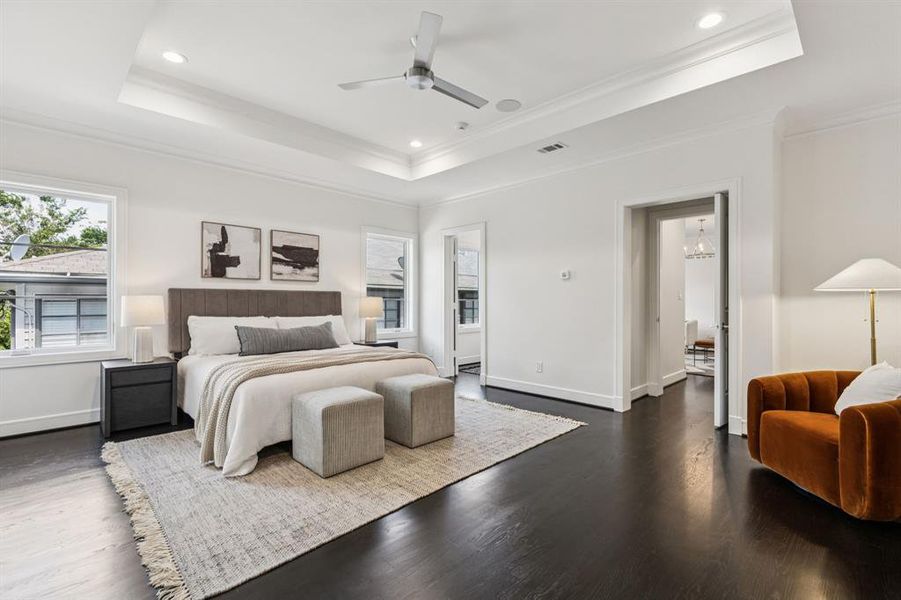 Furnished interior view inside a new home in , Dallas (Image 34). Furnished interior view inside a new home in , Dallas (Image 34).