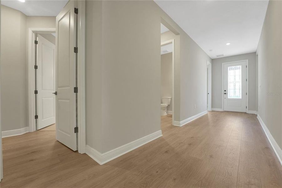 Spacious, unfurnished interior of a new home in Palms at Windermere, Windermere (Image 63). Spacious, unfurnished interior of a new home in Palms at Windermere, Windermere (Image 63).