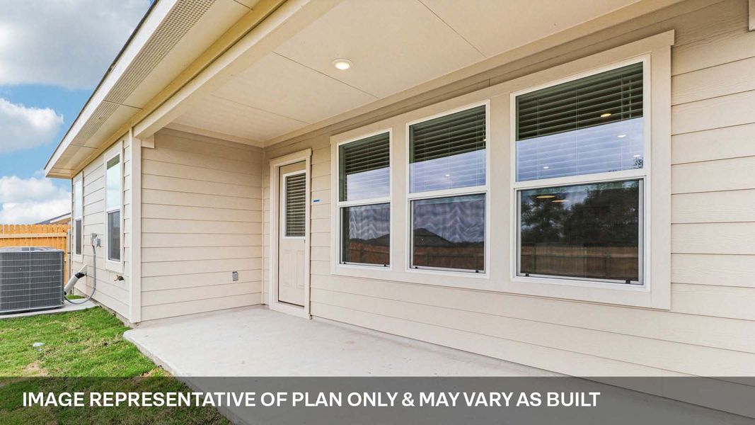 Exterior details and patio area of a home in Valverde, Bastrop (Image 3). Exterior details and patio area of a home in Valverde, Bastrop (Image 3).