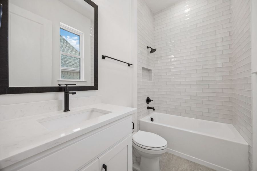 Furnished interior view inside a new home in StarView, Prosper (Image 14).
