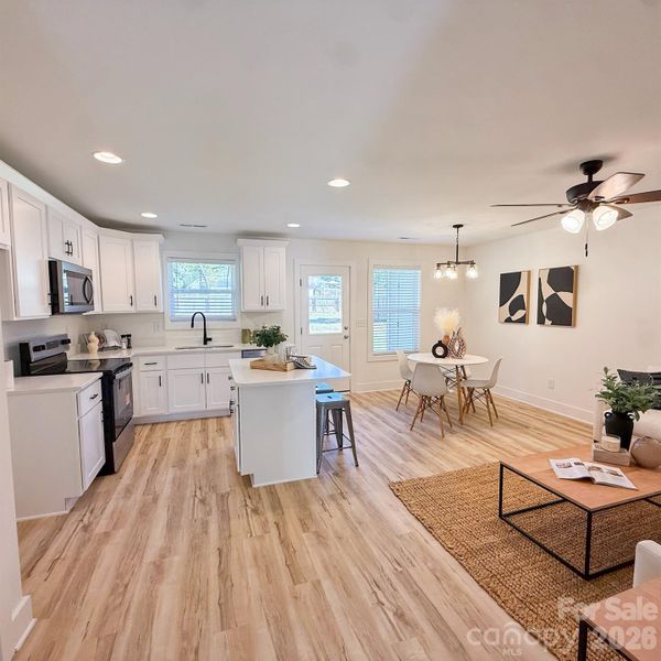 Furnished interior view inside a new home in , Charlotte (Image 16).