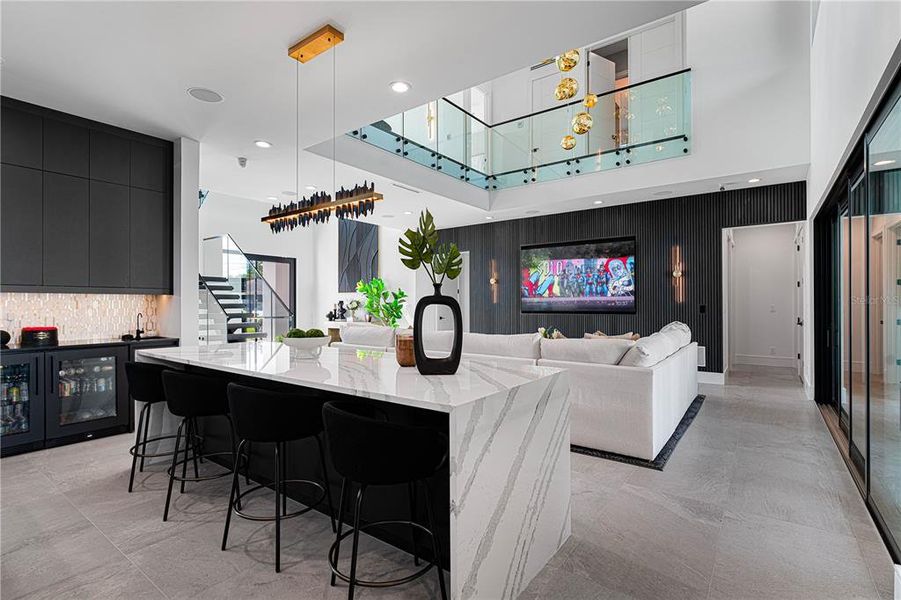 Furnished interior view inside a new home in , St. Petersburg (Image 7).