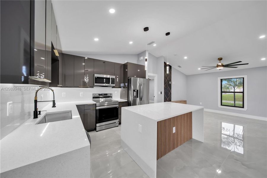 Furnished interior view inside a new home in , Cape Coral (Image 12).
