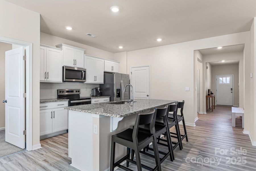 Furnished interior view inside a new home in Fergus Crossing, York (Image 25). Furnished interior view inside a new home in Fergus Crossing, York (Image 25).