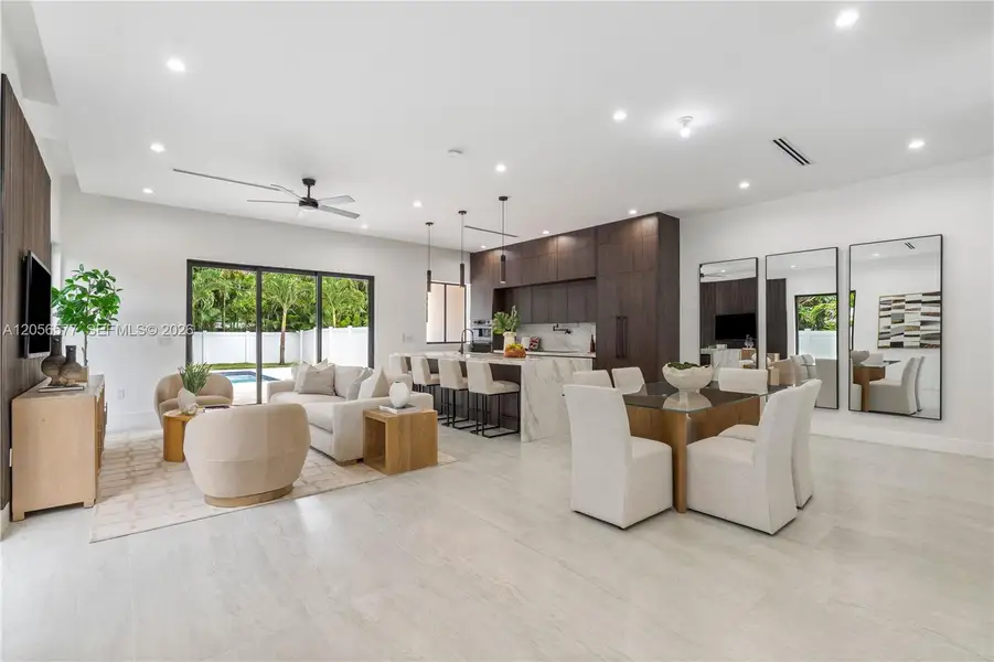 Furnished interior view inside a new home in , Fort Lauderdale (Image 9). Furnished interior view inside a new home in , Fort Lauderdale (Image 9).