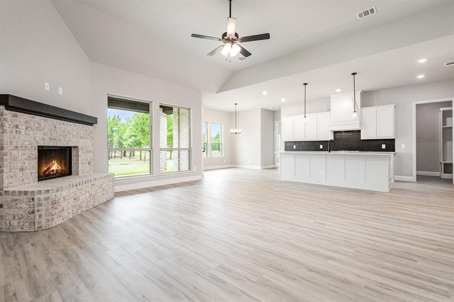 Furnished interior view inside a new home in Sagebrush Addition, Midlothian (Image 13).