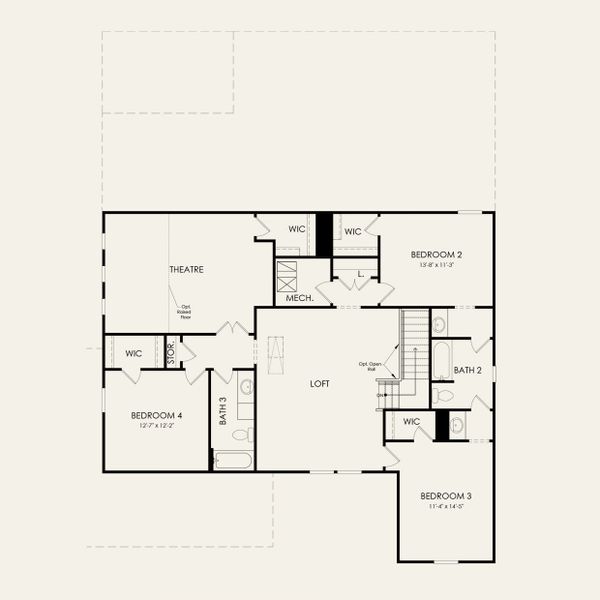 2D floor plan layout for the Shetland by John Wieland in Treymor, Mount Juliet, TN (Image 2). 2D floor plan layout for the Shetland by John Wieland in Treymor, Mount Juliet, TN (Image 2).