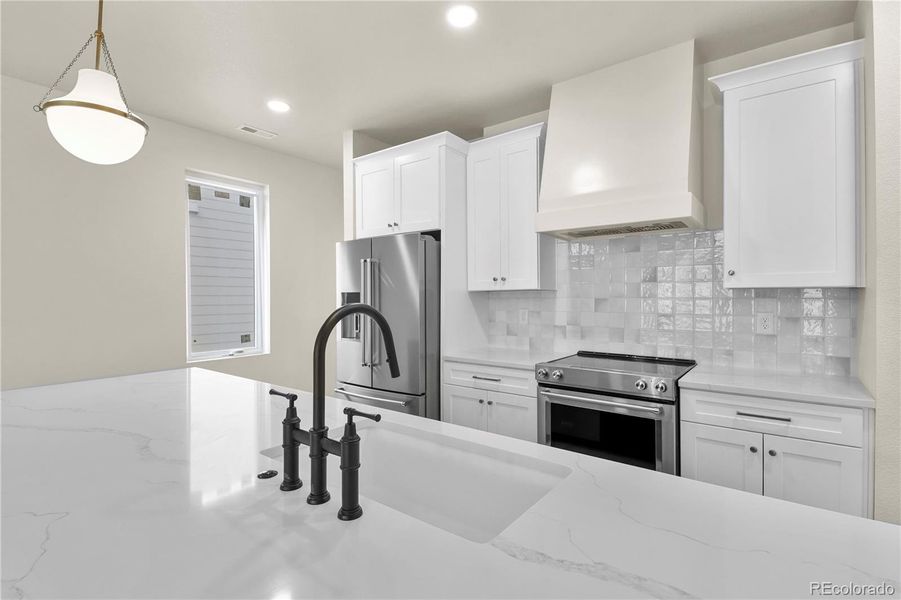 Furnished interior view inside a new home in , Colorado Springs (Image 15).