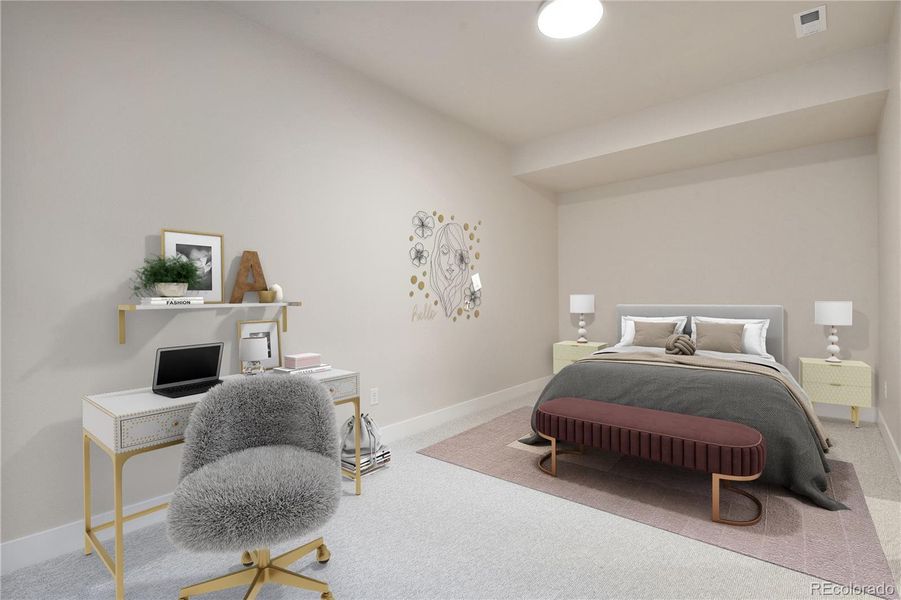 3rd bedroom with walk-in closet