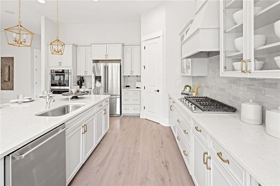 Furnished interior view inside a new home in Soleil Belmont Park, Canton (Image 35).