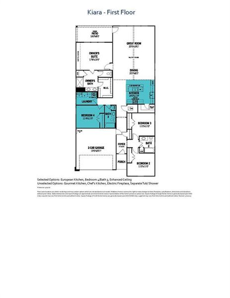 Kiara - Floor Plan