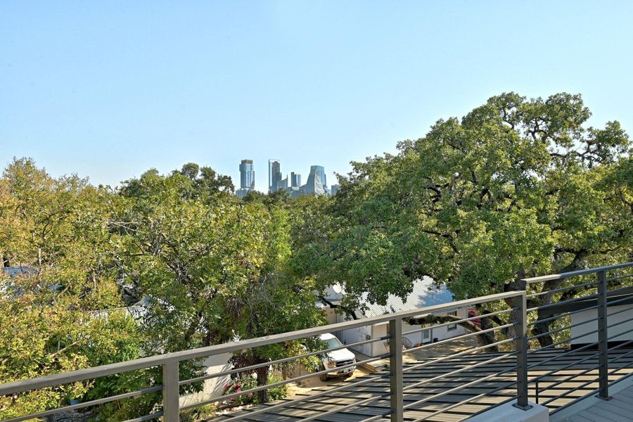 View of city off of roof top deck View of city off of roof top deck