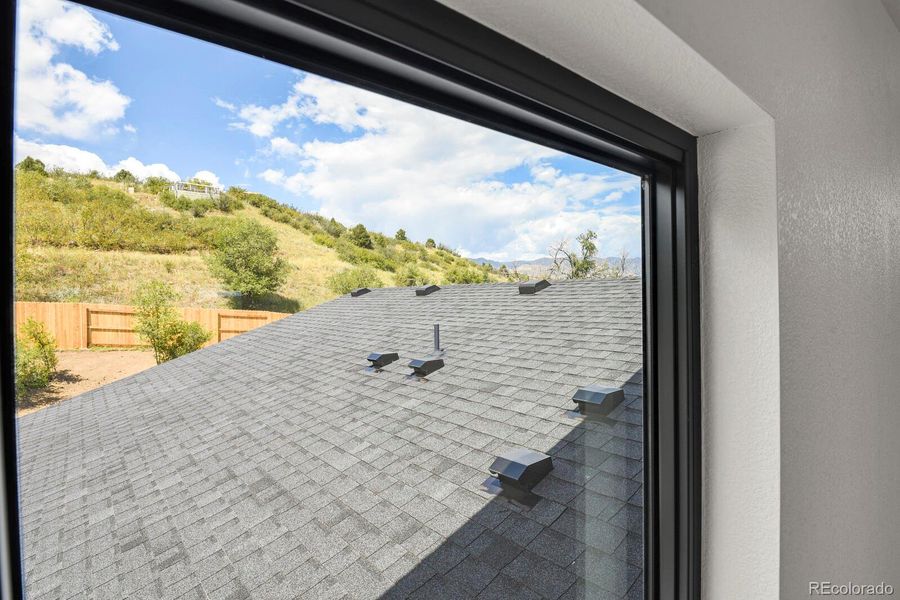 Rear view from upper level Rear view from upper level