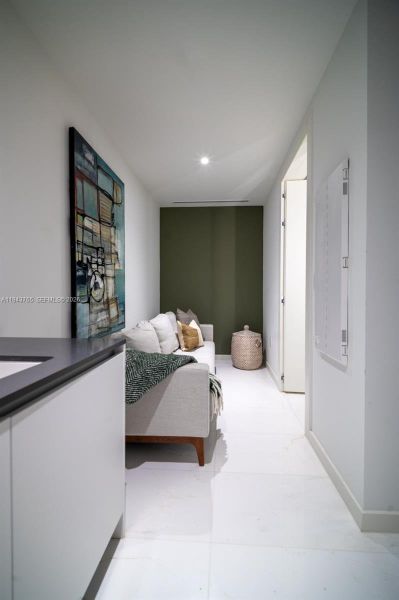 Furnished interior view inside a new home in , Miami (Image 19).