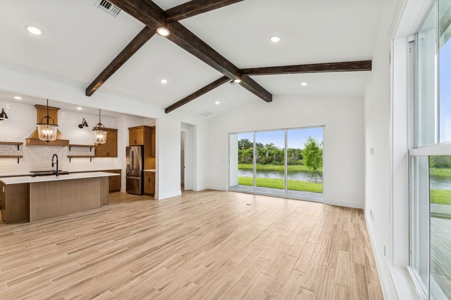 Open concept living spaces Open concept living spaces