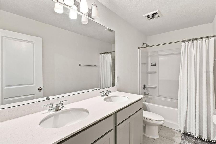 Furnished interior view inside a new home in Dunns Crossing, Jacksonville (Image 11). Furnished interior view inside a new home in Dunns Crossing, Jacksonville (Image 11).