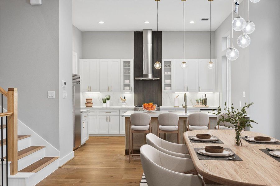 Furnished interior view inside a new home in , Houston (Image 9).
