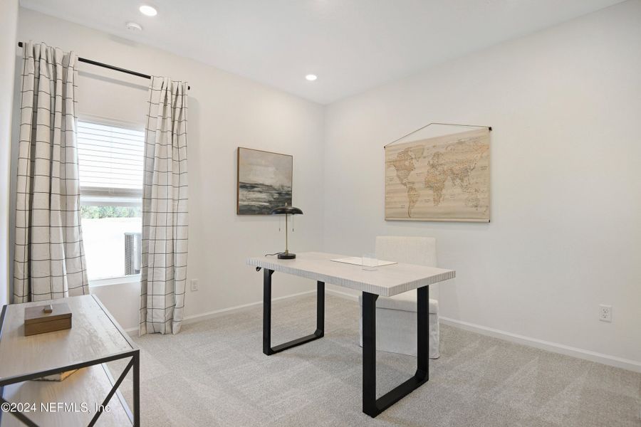 Furnished interior view inside a new home in , Jacksonville (Image 13).