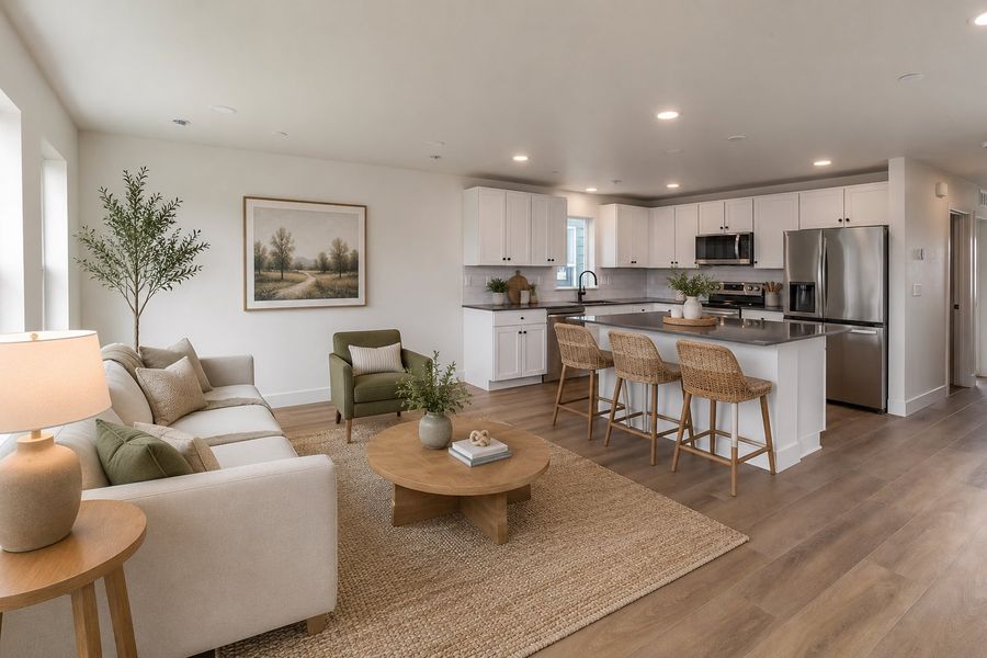 Furnished interior view inside a new home in Bloom, Fort Collins (Image 9).