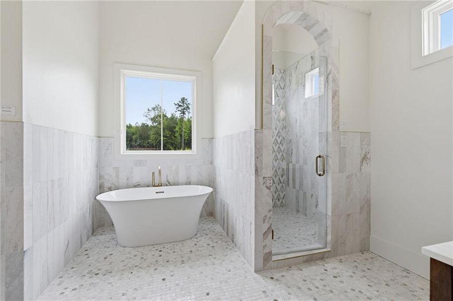 Furnished interior view inside a new home in , Newnan (Image 19). Furnished interior view inside a new home in , Newnan (Image 19).
