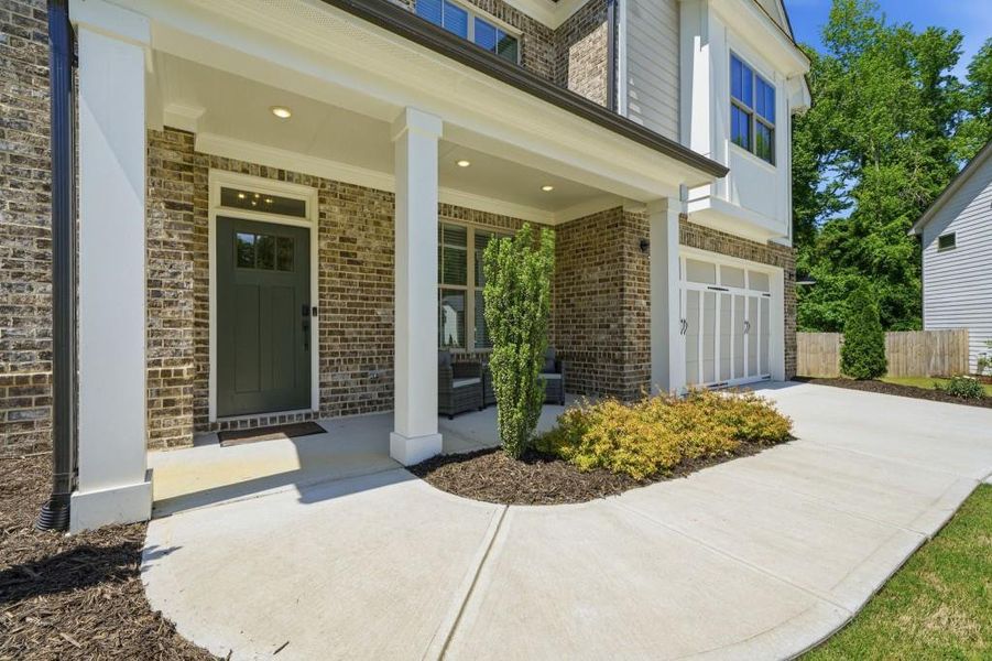 Exterior details and patio area of a home in , Tucker (Image 24).