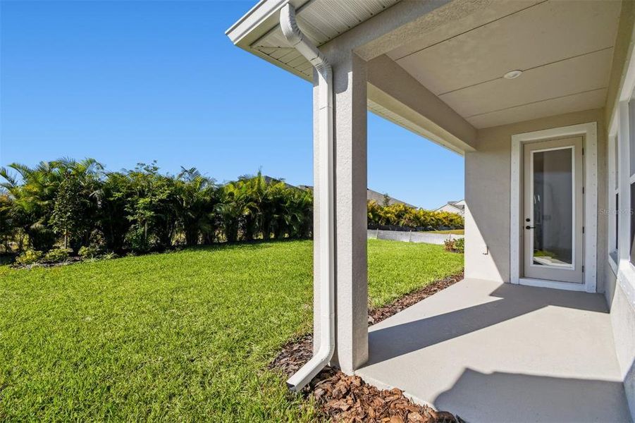 Exterior details and patio area of a home in Waterset Tradition Series, Apollo Beach (Image 2).