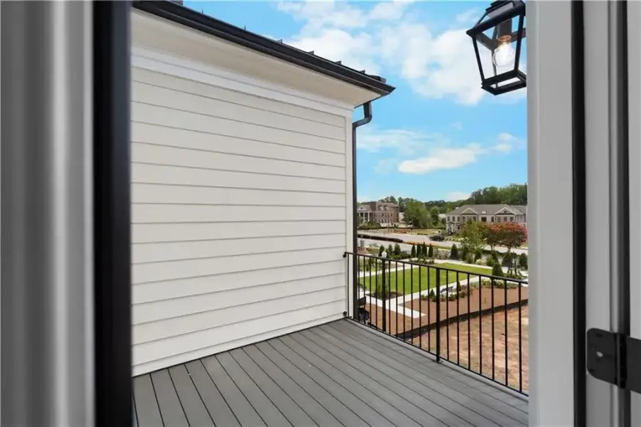 Exterior details and patio area of a home in Park Walke, Alpharetta (Image 30).